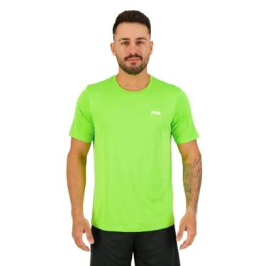 Imagem de Camiseta Fila Basic Sports Polygin Verde