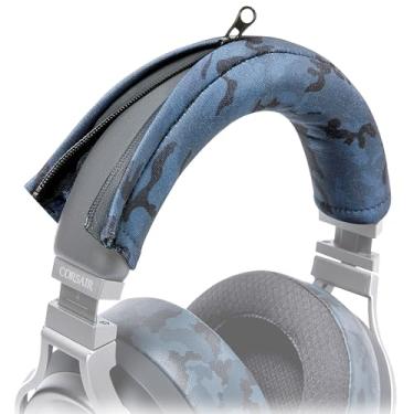 Imagem de WC Bandz Virtuoso - Capa protetora de banda para fones de ouvido CORSAIR Virtuoso Gaming - Lavar à máquina, chega de couro descascado - Compatível com Virtuoso Wireless, XT e SE | Camuflagem preta