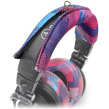 Imagem de WC Bandz V2 Tampa de faixa protetora para os fones de ouvido da série Audio Technica Ath - lavável máquina, não mais descamada - compatível com M50X / M50XBT / M50 / M40X & More | (Speed ​​Racer)