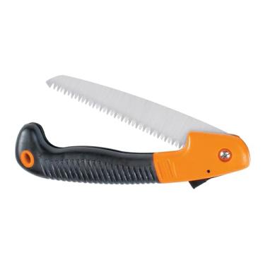 Imagem de Fiskars Serra dobrável Power Tooth - lâmina dobrável de 18 cm - ferramentas de gramado e jardim - laranja/preto