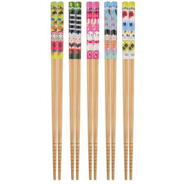 Imagem de Hashi de Madeira (Palitinho Japonês) - Amuleto Japonês - 5 pares