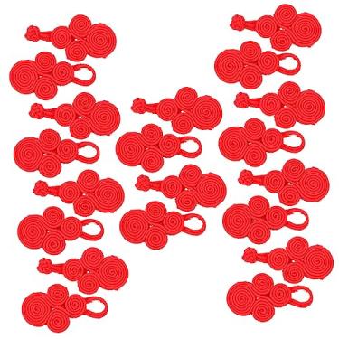 Imagem de NUOBESTY 10 Pares Botões Acessórios Vestuário fechos de botão de sapo botões de estofamento decoração vintage botões de estilo chinês botão de terno han roupas capa fivela de náilon decorar