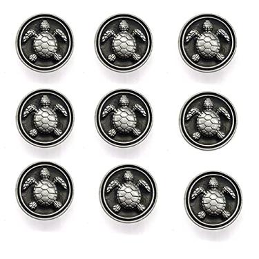 Imagem de Sonny Brook Hams 10Piece Turtle Kitchen Cabinet Knobs Beach Ocean Theme Home Decorative Handles Ancient Tin Wardrobe Dresser Cupboard Drawer Turtle Knobs Pulls