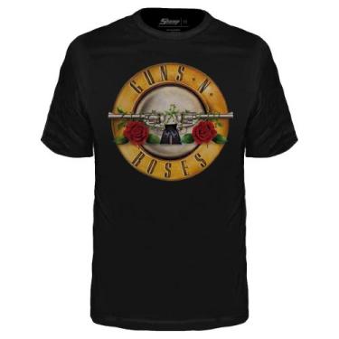 Imagem de Camiseta Infantil Guns N' Roses Bullet Logo Oficial Stamp