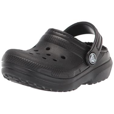 Imagem de CROCS Classic Lined Clog T, Sandália Criança Unissex, Preto (Black/Black), 23