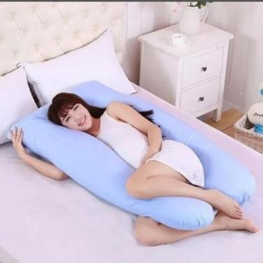 Imagem de Travesseiro Corporal Para Gestante (Azul Claro)