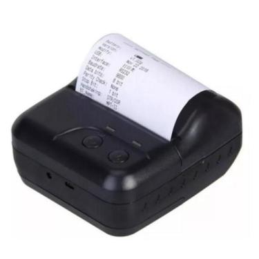 Imagem de Mini Impressora Térmica Portátil Bluetooth Não Fiscal Barato - Alex Im