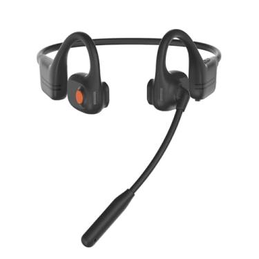 Imagem de AsrMyjcx Fones de Ouvido Abertos Sem Fio Fones de Ouvido Confortáveis à Prova D'água com Cancelamento de Ruído Fones de Ouvido Sem Fio, Preto