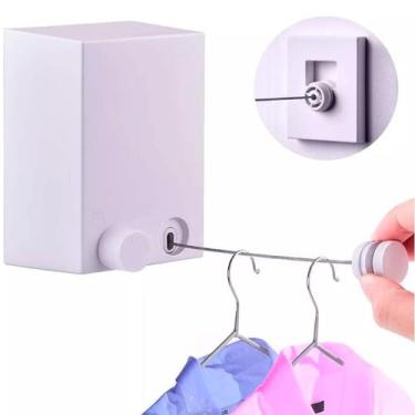 Imagem de Varal Retrátil 4,2m Pequeno Perfeito para Varandas - BELLATOR