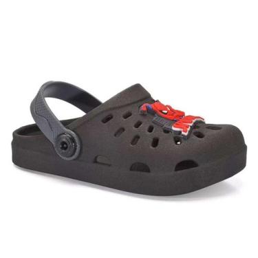Imagem de Sandália Grendene Marvel Walkers Babuche Kids - Infantil, Preto, Verme
