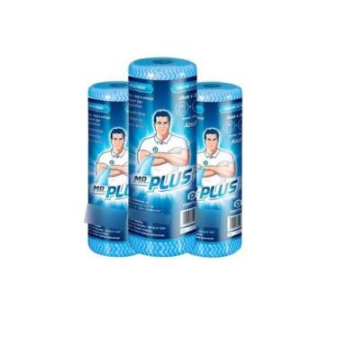 Imagem de Pano Mrplus Tipo Perfex (30x25cm.) Multiuso Limpeza C/ 3 Rolos. - TALG