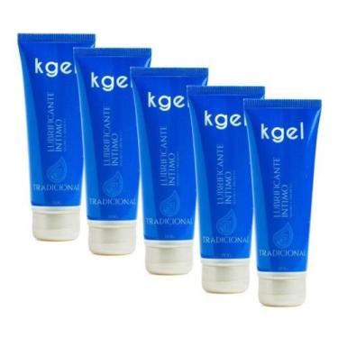 Imagem de Kit 5 lubrificante íntimo tradicional 80g kgel