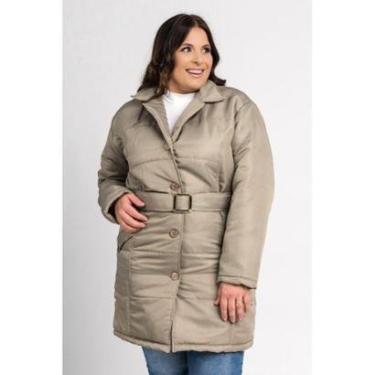 Imagem de Sobretudo Serena Plus Size Microfibra Forrado Feminino-Feminino