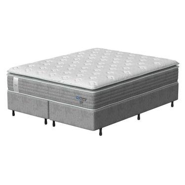 Imagem de Conjunto Box King Mola Ensacada Probel Elegancy Springs (193x203x60cm)