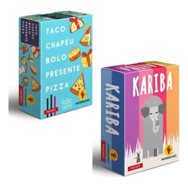 Imagem de Jogo Pocket Papergames Kariba + Taco Chapéu
