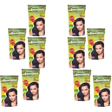 Imagem de Hene Em Gel Amazonia 09x180gr Divina Dama Preto Medio (Preto Natural) 