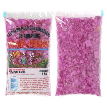 Imagem de Substrato de Aquário Cascalho de Quartzo Natural N 02 Lilás - Aqua Ped