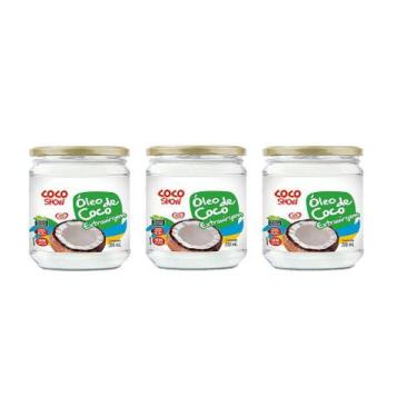 Imagem de Kit 3uni Óleo de Coco Extravirgem Coco Show 200ml - Copra