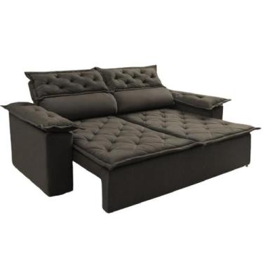 Imagem de Sofá Top Compact 150 cm Retrátil e Reclinável com Molas Espirais Suede