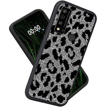 Imagem de RWUTYTIUL Capa para Alcatel TCL 30 XL (T701DL), TCL 30 XL Capa para mulheres e homens, capa protetora macia de silicone TPU leve à prova de choque para Alcatel TCL 30 XL 2022, estampa de vaca com