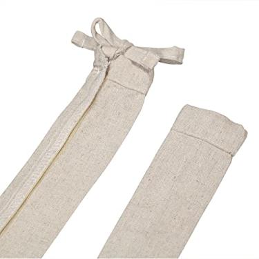 Imagem de Aspen Creative Wheat 15003-11, cordão e corrente de tecido com textura de juta de 1,2 m, fácil de instalar para luminária de iluminação, gerenciamento de cabos, capa de fio de lâmpada