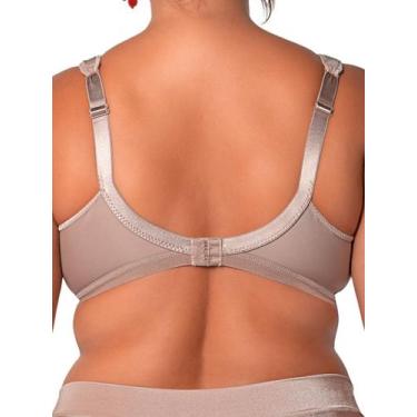 Imagem de Sutiã sem Aro e sem Bojo Olimpo Conforto Demillus 61004, Bege, 54