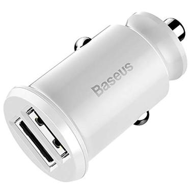 Imagem de Baseus Carregador de carro de grão - branco, para Asus Zenfone Selfie ZD551KL (CCALL-ML02)