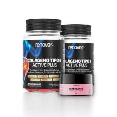 Imagem de Kit 2 Suplementos Alimentares Colágeno Tipo II - Articulações Cartilagens Inflamações Ossos