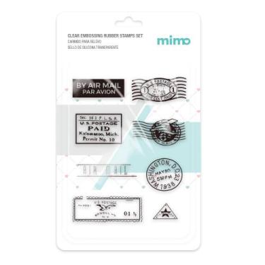 Imagem de Carimbo para Relevo - Selos de Cartas - Mimo - 11 x 16 cm