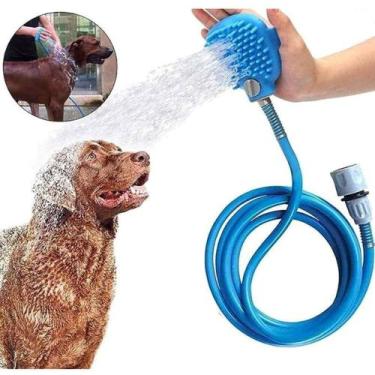 Imagem de Ducha Pet Mangueira com Luva para Banho em Pet Cães e Gatos - Attus