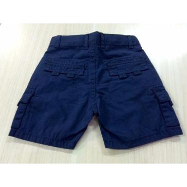 Imagem de Shorts Bebê Masculino - HERING KIDS, Azul marinho, 6-9 MESES