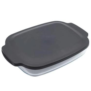 Imagem de Assadeira Alta De Vidro Borosilicato Com Tampa 3,8L 07859 - Mor