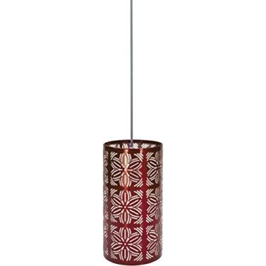 Imagem de Taschibra Renda 103 04040003-19, Pendente LED Autovolt E27, 40W, Vermelho Fosco