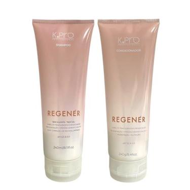 Imagem de Kit shampoo 240ml + condicionador 240g regenér - kpro - K.pro