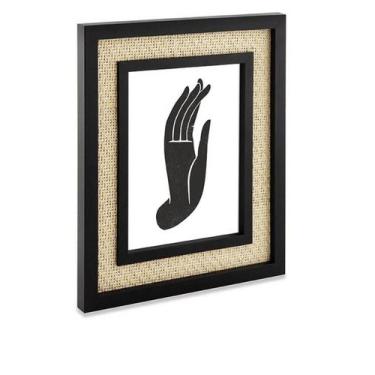Imagem de Porta Retrato 20x25 em MDF com Rattan 13070 Mart