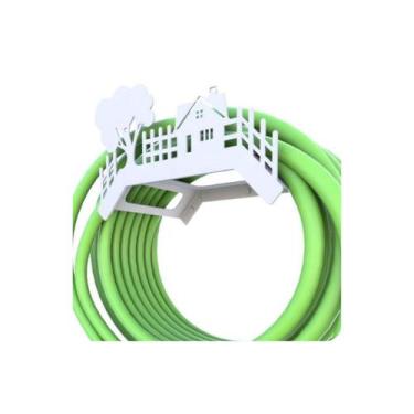 Imagem de Suporte Enrolador De Mangueira De Jardim Home Branco - Unidas