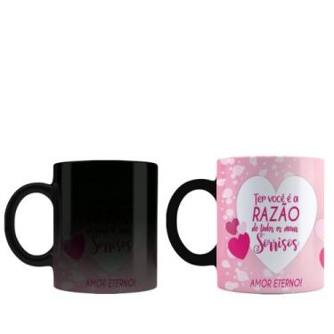 Imagem de Caneca Mágica fosca, Presente para o dia dos Namorados, 325 ml - Innov