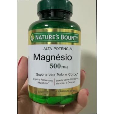 Imagem de Nature's Bounty Magnésio Alta Potência 500 Mg 100caps