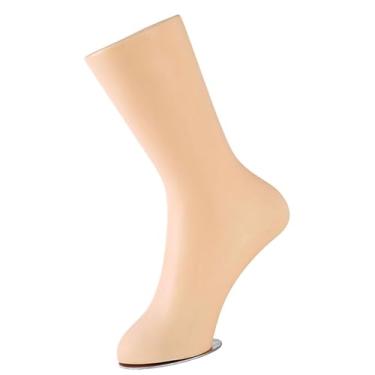 Imagem de Esquirla Suporte de exibição de pé de manequim de meia infantil, suporte de modelo de pé humano, modelo de exibição de meia para lojas, meias, fotografia, Skin H 24cm