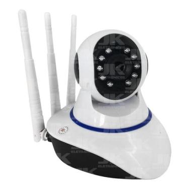 Imagem de Câmera Ip Segurança 360 Sem Fio Wifi Visão Noturna Áudio - smart eletr
