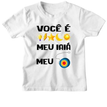 Imagem de Camiseta Infantil Voce e luz meu iaia meu ioio - Alearts, 16