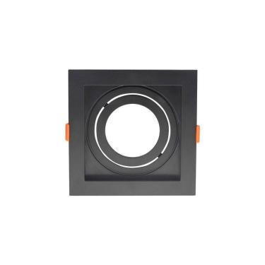 Imagem de Spot De Embutir Recuado Blumenau Clean Para Lâmpada Par 20 E27 Quadrado Bivolt Preto