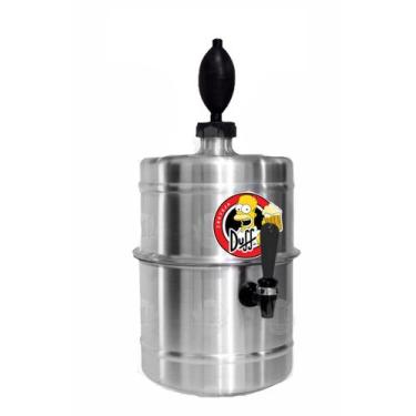 Imagem de Chopeira Portatil Gelo 5.1l Aluminio Duff Homer - Beer Chopp