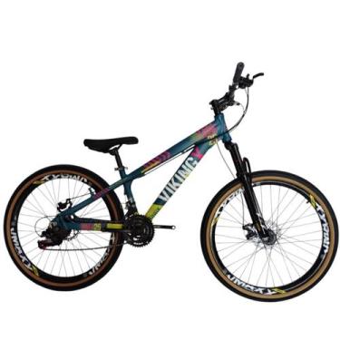 Imagem de Bicicleta Aro 26 Vikingx 21 Velocidades Freio Disco Mecanico Rodas Vma