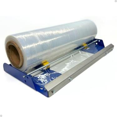 Imagem de Embaladora Filme Pvc Stretch Kraft 50cm Para Mesa Ou Bancada (Azul)