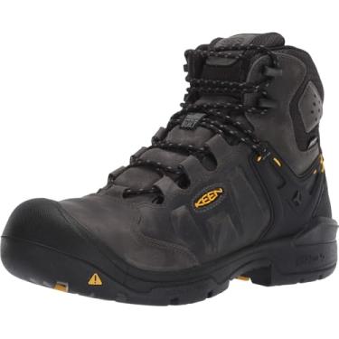 Imagem de KEEN Utility Dover Bota de trabalho masculina impermeável com bico composto de 15 cm, Ímã/preto, 15