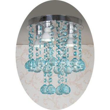 Imagem de Kit Luminárias Moderna Para Quarto Sala Lavabo Base De Inox - LUZ DECO