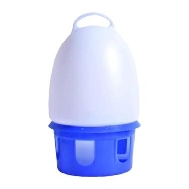 Imagem de Fenteer Bebedora de pombo bebedor de pomba para contêiner tigela de água de água fácil de pendurar pássaros de estimação para animais de estimação para pades, 12l Grande Alça