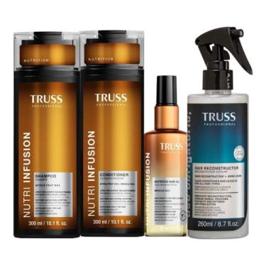 Imagem de Kit Truss Nutri Infusion - Shampoo 300ml + Condicionador 300ml + Óleo 