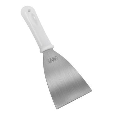 Imagem de Espátula 10cm Reta Chapeiro Aço Inox Profissional Hamburger G26 - Aisa
